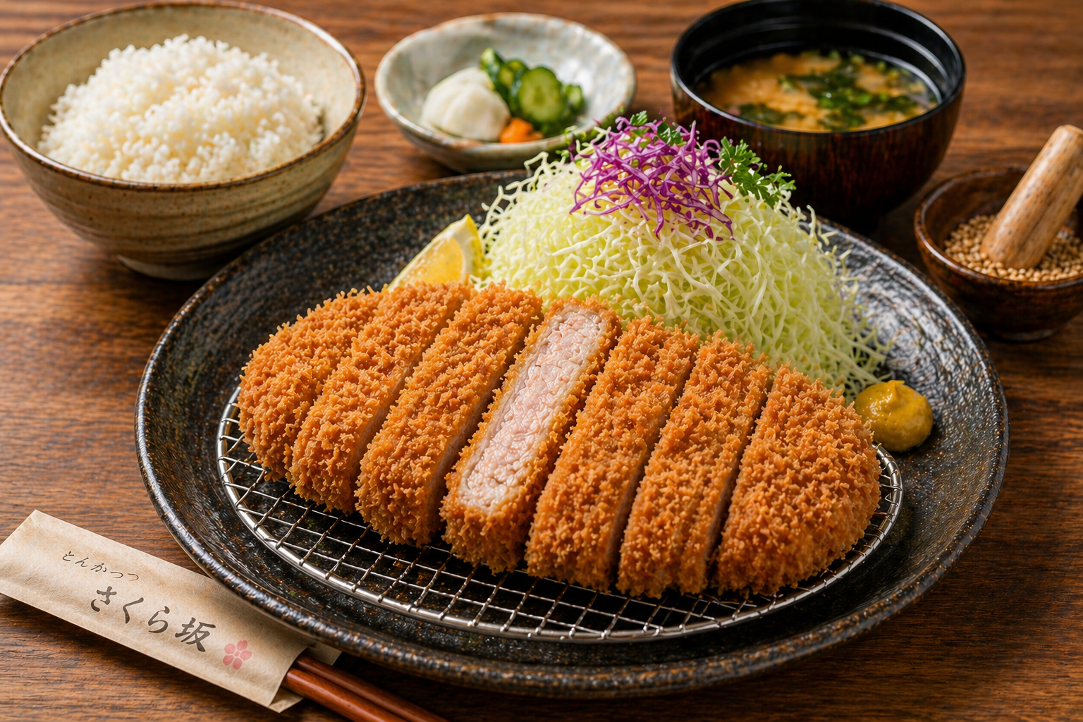 ロースかつ定食